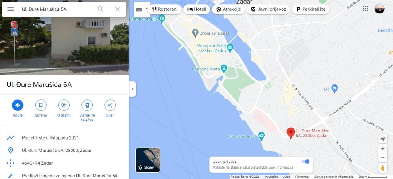 Apartment Luan Zadar Zewnętrze zdjęcie